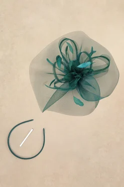 BABEYOND Fascinators<Dreamy Wavy Brim Mesh Fascinator