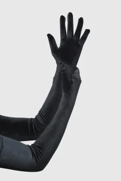 BABEYOND Gloves<21.6" Elbow Length Velvet Stretchy Gloves
