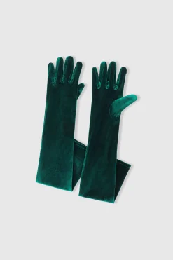 BABEYOND Gloves<21.6" Elbow Length Velvet Stretchy Gloves