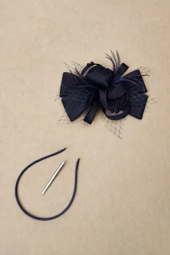 BABEYOND Fascinators<Elegant Bow Accented Lace Fascinator