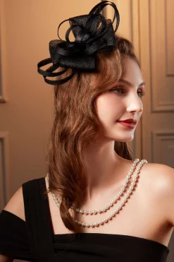 BABEYOND Fascinators<Elegant Cocktail Ribbon Band Fascinator