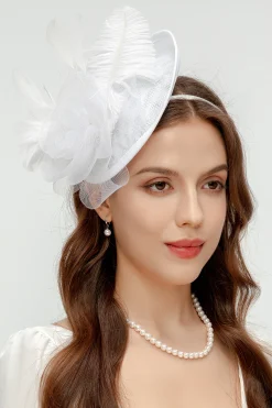 BABEYOND Fascinators<Elegant Derby Pillbox Clip Fascinator