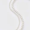 BABEYOND Necklaces | Pearl<Elegant Double Strand Pearl Necklace