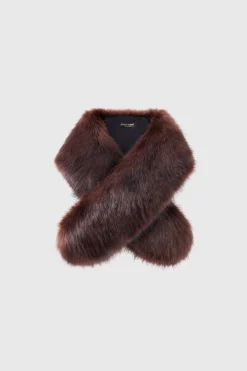 BABEYOND Shawls & Scarves | Lady<Elegant Faux Fur Shoulder Collar Scarf