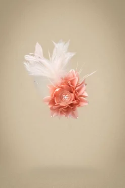BABEYOND Fascinators | Vintage<Elegant Feather Floral Fascinator