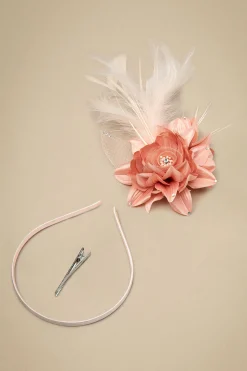 BABEYOND Fascinators | Vintage<Elegant Feather Floral Fascinator