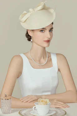 BABEYOND Fascinators<Elegant Felt Bow Derby Fascinator