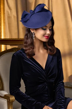 BABEYOND Fascinators<Elegant Felt Bow Derby Fascinator