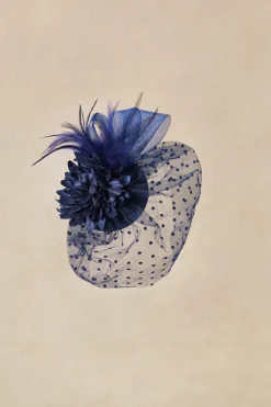 BABEYOND Fascinators<Elegant Floral Feather Pillbox Veil Fascinator