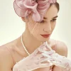 BABEYOND Fascinators<Elegant Floral Mesh Tea Party Fascinator