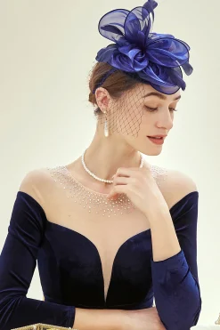 BABEYOND Fascinators<Elegant Floral Mesh Tea Party Fascinator