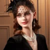 BABEYOND Fascinators<Elegant Kentucky Veil Floral Fascinator