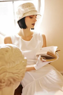 BABEYOND Hats | Vintage<Elegant Lace Floral Gatsby Hat