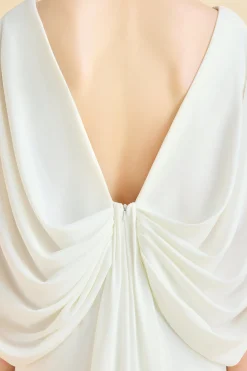 BABEYOND Formal Dresses | Evening Dresses<Elegant Low Back Couture Draped Cape Evening Gown