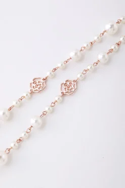 BABEYOND Necklaces | Pearl<Elegant Pearls Rose Necklace