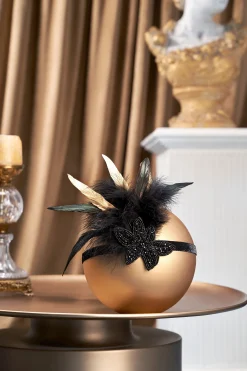 BABEYOND Feather | Feather<Elegant Two-Toned Beaded Feather Headband