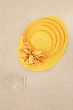 BABEYOND Fascinators<Elegant Wide-Brim Fascinator