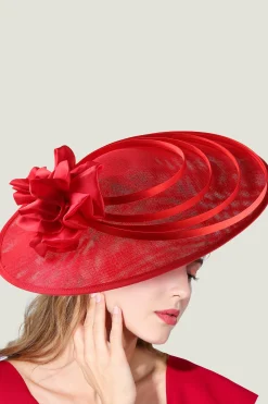 BABEYOND Fascinators<Elegant Wide-Brim Fascinator