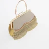 BABEYOND Handbags | Rhinestone<Embellished Rhinestone Tassel Clutch Purse