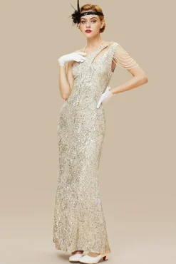 BABEYOND Evening Dresses | Sequin<Embellished Sequin Asymmetric Dress
