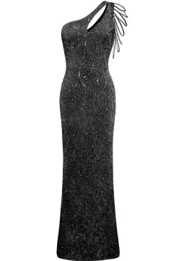 BABEYOND Evening Dresses | Sequin<Embellished Sequin Asymmetric Dress