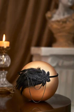 BABEYOND Feather | Chain<Embroidered Blossom Feather Headband