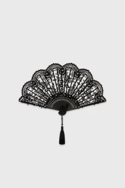 BABEYOND Fans<Exquisite Non-Foldable Lace Fan