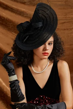BABEYOND Fascinators<Exquisite Wide-Brim Floral Fascinator