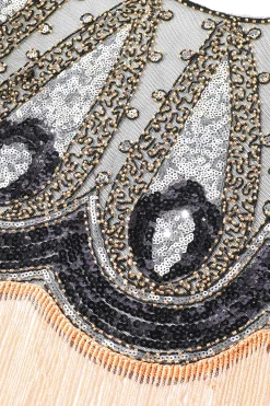 BABEYOND Shawls & Scarves | Bead<Eye-catching Sequin Fringe Flapper Shawl
