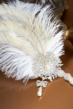 BABEYOND Feather | Feather<Fancy Embellished Feather Hairband