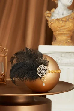 BABEYOND Feather | Feather<Fancy Embellished Feather Hairband