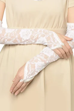 BABEYOND Gloves | Flapper<14.2" Finger Loop Lace Flapper Gloves