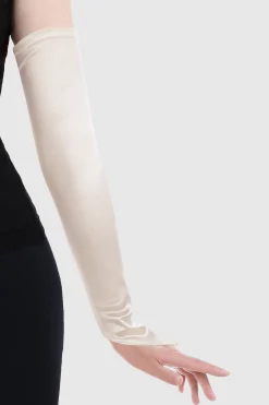 BABEYOND Gloves<19'' Finger Loop Satin Stretchy Gloves
