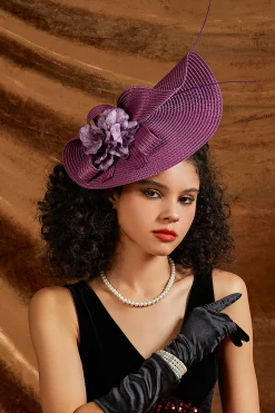 BABEYOND Fascinators<Floral Embellished Asymmetrical Fascinator