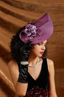 BABEYOND Fascinators<Floral Embellished Asymmetrical Fascinator