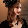BABEYOND Fascinators<Floral Feather Tea Party Fascinator