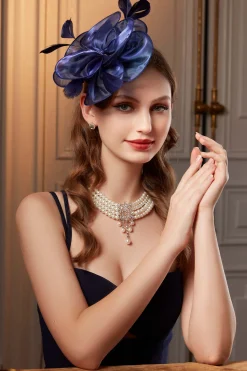 BABEYOND Fascinators<Floral Feather Tea Party Fascinator