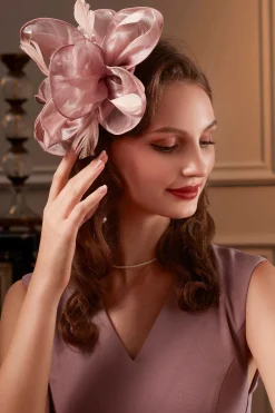 BABEYOND Fascinators<Floral Feather Tea Party Fascinator