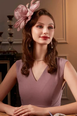 BABEYOND Fascinators<Floral Feather Tea Party Fascinator