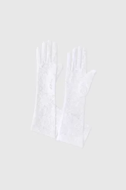 BABEYOND Gloves<18.1" Floral Lace Long Stretchy Gloves