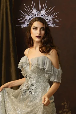 BABEYOND Halo Crown<Floral Sunburst Goddess Mary Halo Crown