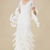 BABEYOND Wedding Dresses | Wedding<Flowery Multi-Layer Maxi Mermaid Dress
