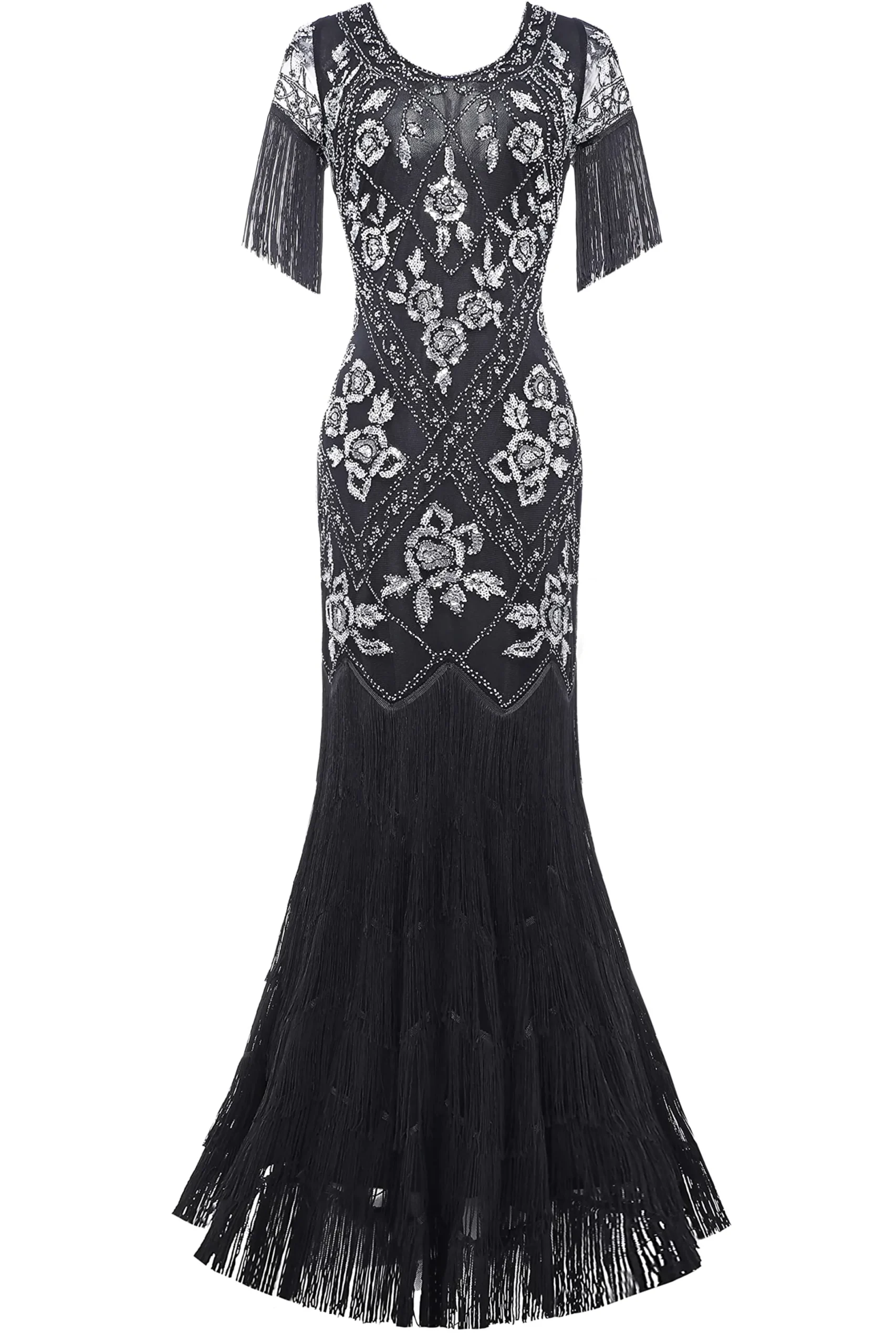 BABEYOND Wedding Dresses | Wedding<Flowery Multi-Layer Maxi Mermaid Dress