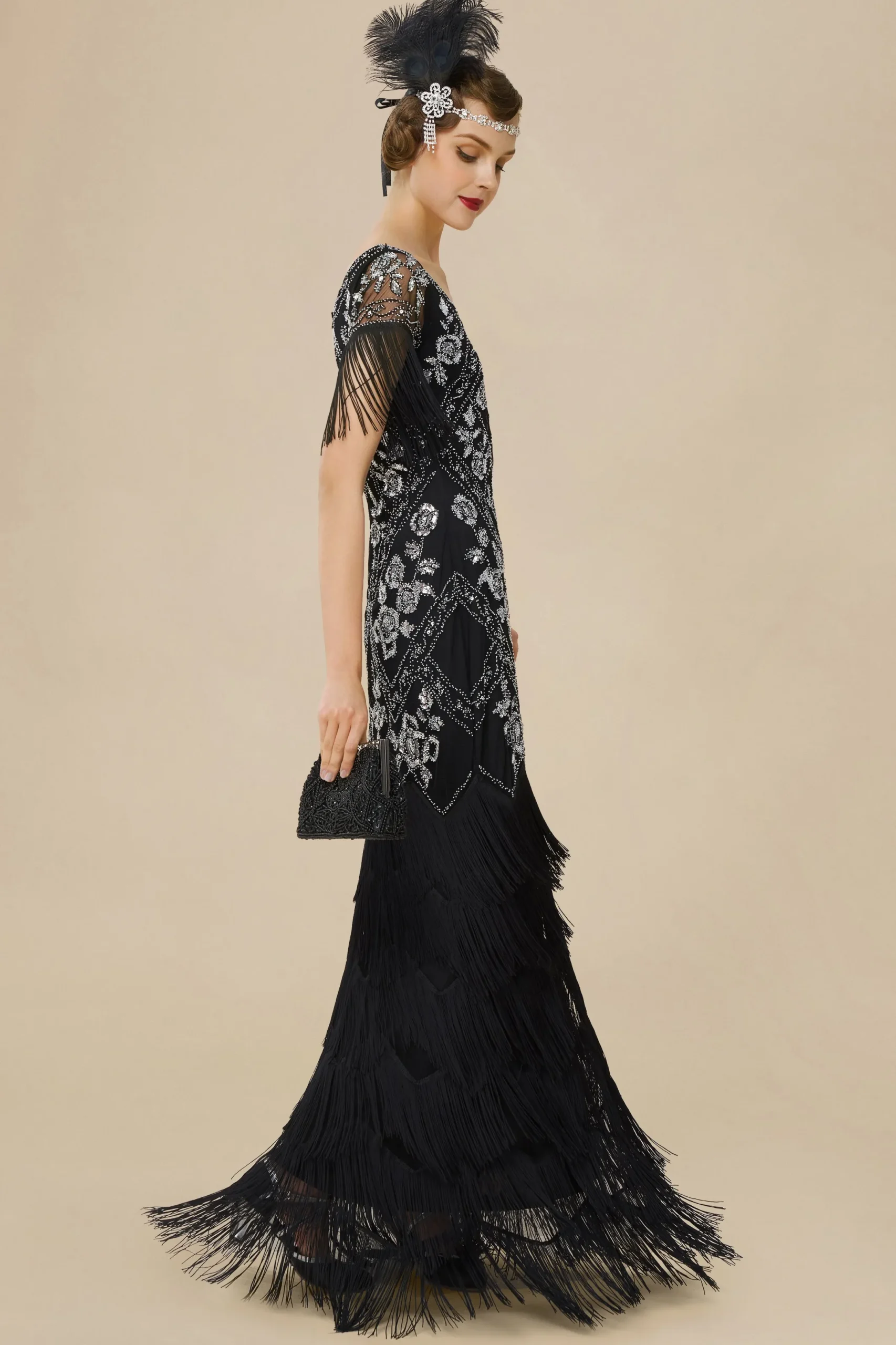 BABEYOND Wedding Dresses | Wedding<Flowery Multi-Layer Maxi Mermaid Dress