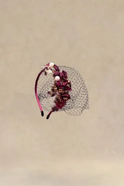 BABEYOND Fascinators | Lady<Flowery Tea Party Veil Fascinator