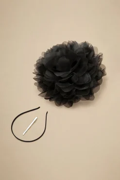 BABEYOND Fascinators<Fluffy Mesh Flower Headband Fascinator
