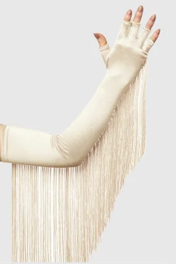 BABEYOND Gloves | Flapper<19.7" Fringe Fingerless Flapper Gloves