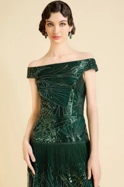 BABEYOND Evening Dresses | Formal Dresses<Geometric Embroidery Single Shoulder Evening Gown