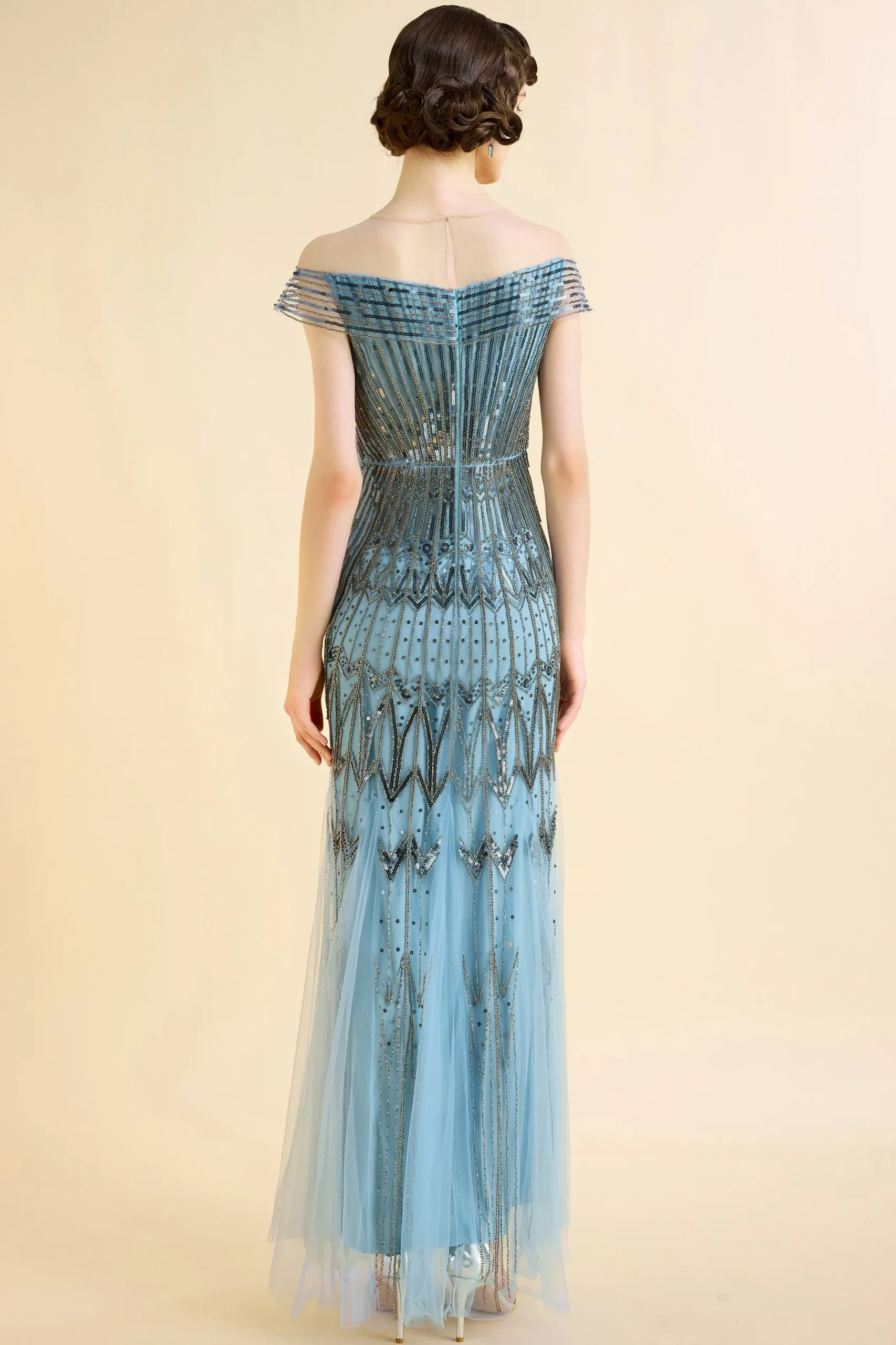 BABEYOND Evening Dresses | Formal Dresses<Geometric One-Shoulder Mermaid Evening Gown