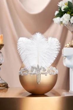BABEYOND Feather | Rhinestone<Glamorous Art Deco Feather Headband